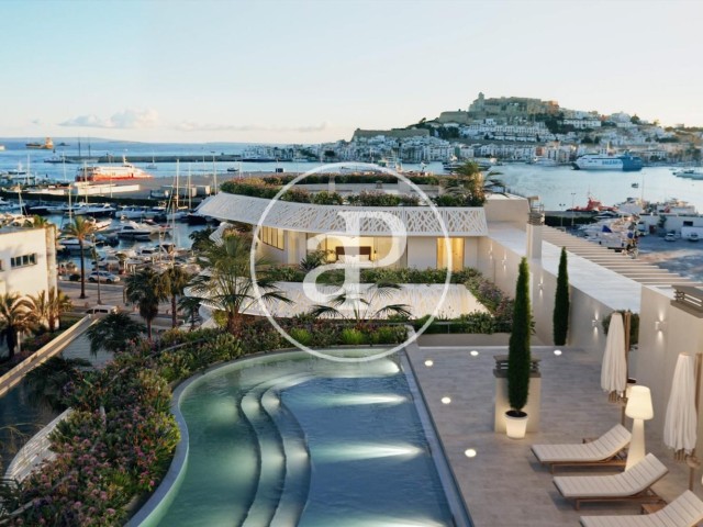 Nouvelle construction à vendre avec terrasse à Marina Botafoc - Talamanca (Eivissa)